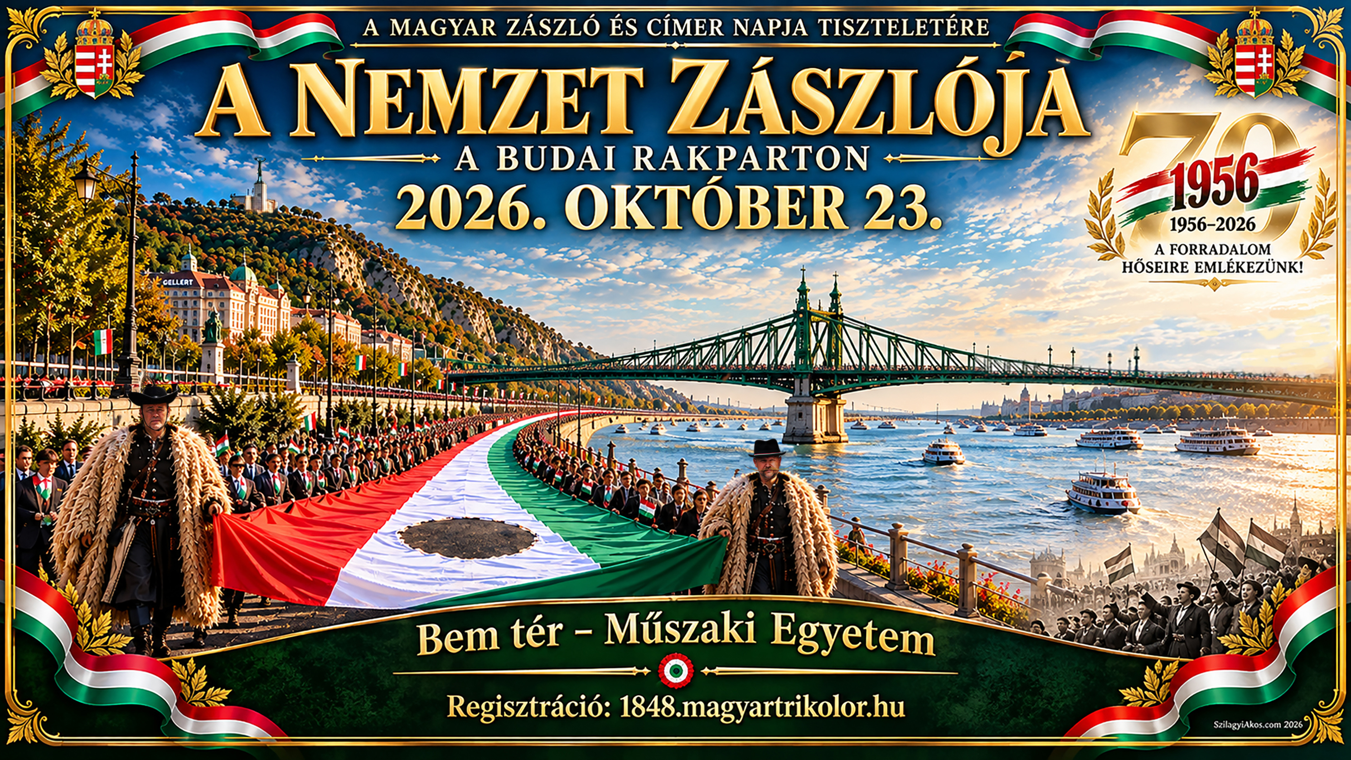 2026 plakát zaszlóvitel